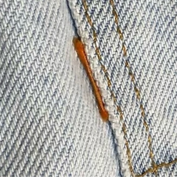 Vintage Levis 912 Orange Tab Jeans Tapered Slim Fit Made In USA - Picture 4 of 6
